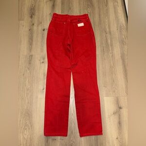 Wrangler vintage red jeans